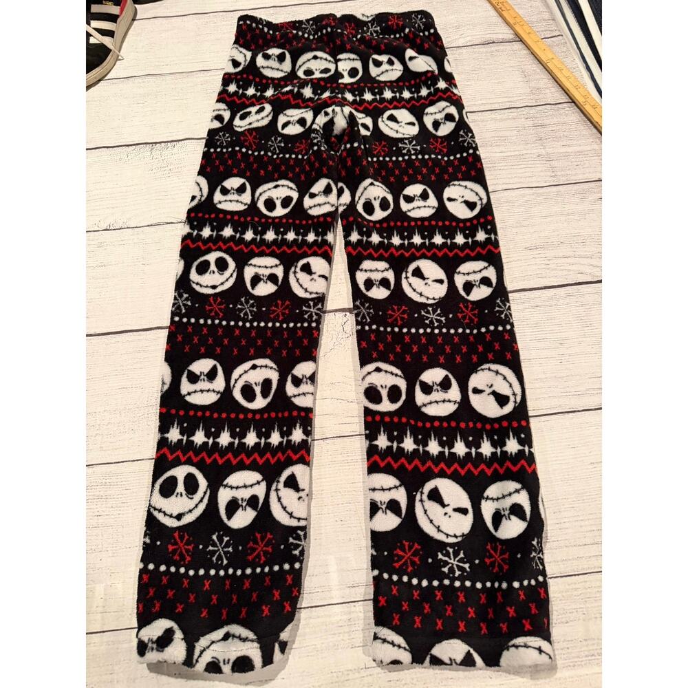 The Nightmare Before Christmas Jack Skeleton Fleece Lounge Pants Size S 4/6